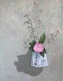 Wall Pot Kyoto by Linda Brill, Painting, Oil on Board